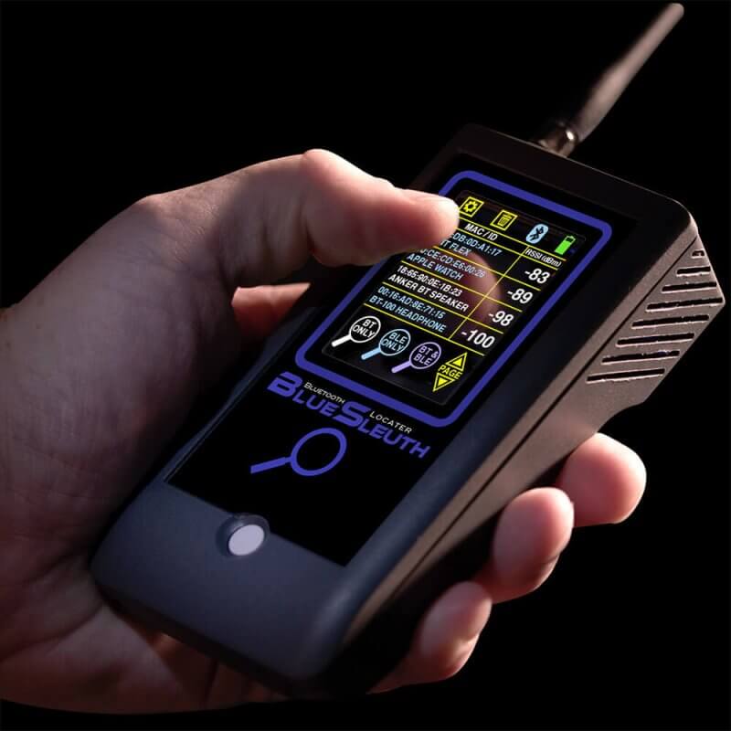 BlueSleuth illegal Bluetooth card skimmer locator in gas pumps & ATMs