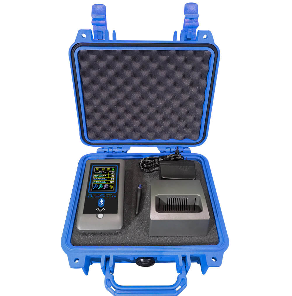 BlueSleuth illegal Bluetooth card skimmer locator in gas pumps & ATMs