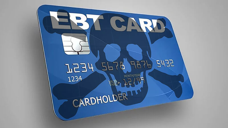 EBT card skimmer theft